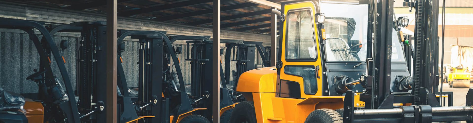 yellow forklift checks